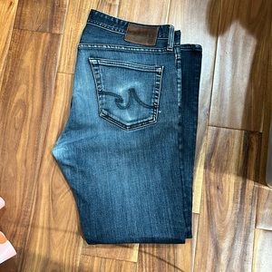 AG Men’s The Matchbox Slim Straight Jeans Size 32x34 Altered